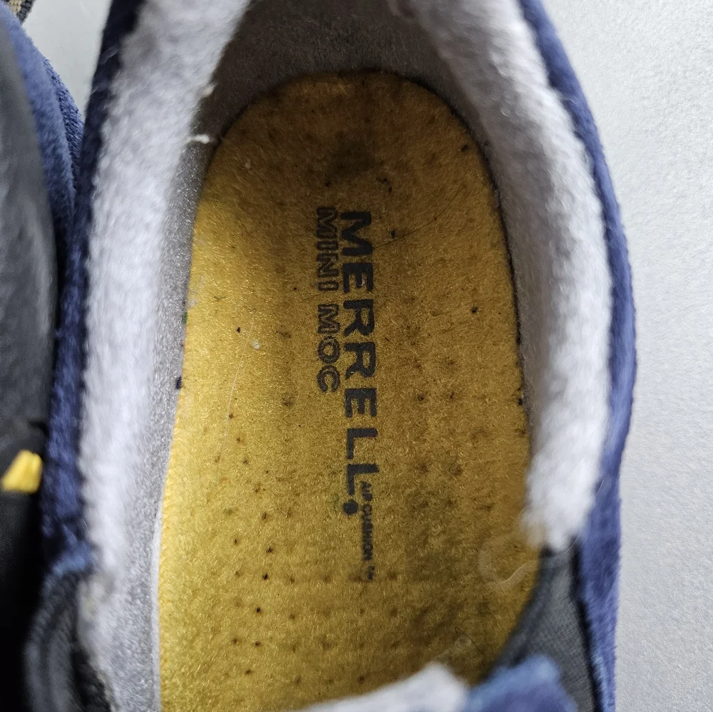 Merrell Jr. Jungle Mocs, Infant Size 8, Navy